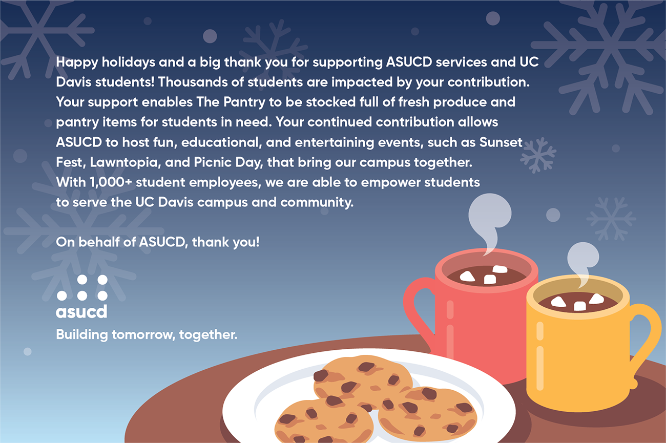 ASUCD Holiday 
            Card Design